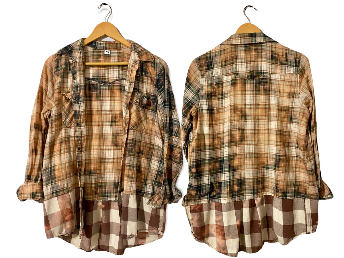 Long flannel cardigan clearance