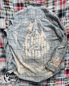 Mountain Stamped Flannel